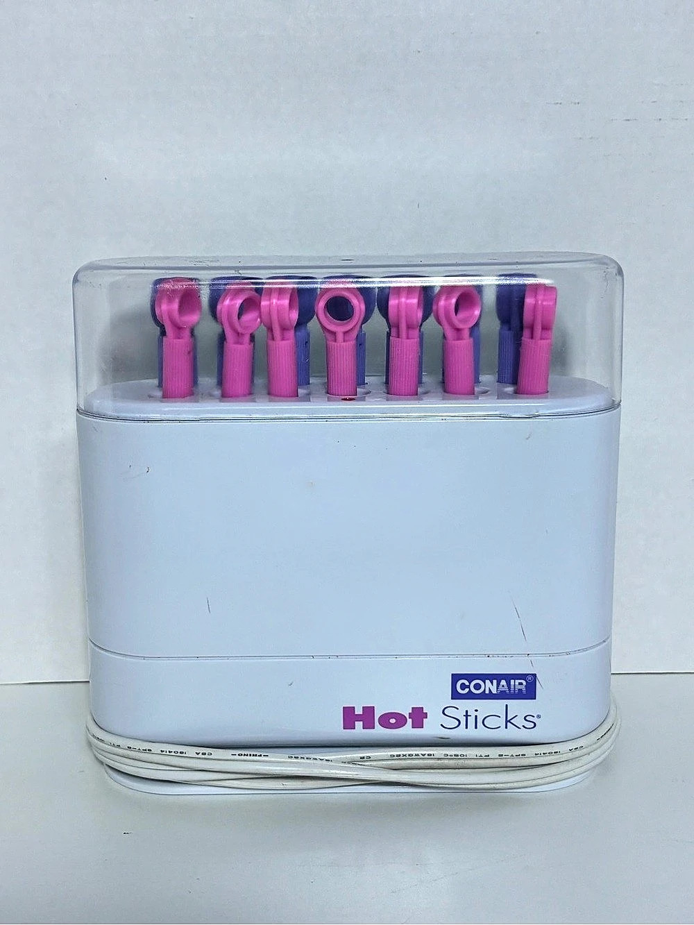 Conair Hot Sticks Hair Roller Set White & Pink